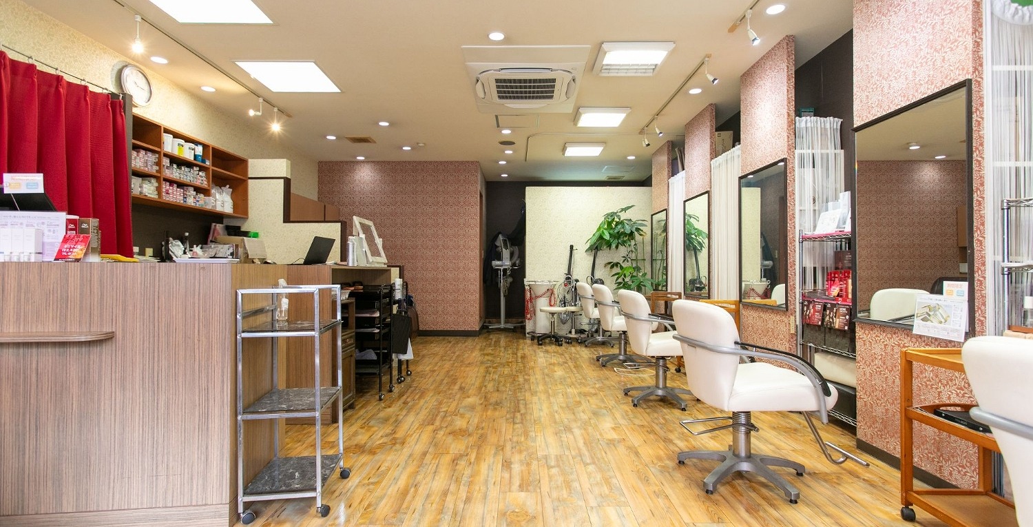 Hair Make re:bbon fairy 店内の様子